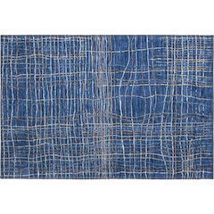 Premium Machine Washable Mayfield AMF998 Navy 1'8" x 2'6" Rug