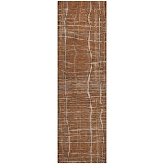 Premium Machine Washable Mayfield AMF998 Paprika 2'3" x 7'6" Runner Rug