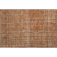 Premium Machine Washable Mayfield AMF998 Paprika 1'8" x 2'6" Rug