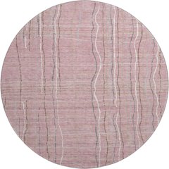 Premium Machine Washable Mayfield AMF998 Pink 8' x 8' Round Rug