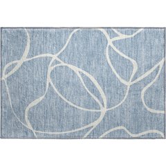 Premium Machine Washable Mayfield AMF999 Denim 1'8" x 2'6" Rug