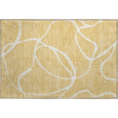 Premium Machine Washable Mayfield AMF999 Gold 1'8" x 2'6" Rug