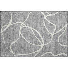Premium Machine Washable Mayfield AMF999 Gray 1'8" x 2'6" Rug