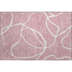 Premium Machine Washable Mayfield AMF999 Pink 1'8" x 2'6" Rug