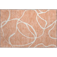 Premium Machine Washable Mayfield AMF999 Salmon 1'8" x 2'6" Rug