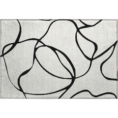 Premium Machine Washable Mayfield AMF999 White 1'8" x 2'6" Rug