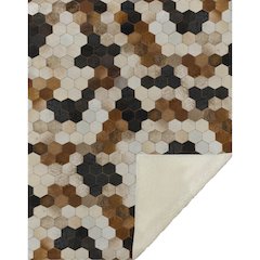 Premium Machine Washable ASB104 Multi 50" x 70" Sherpa Throw Blanket