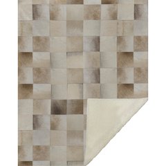 Premium Machine Washable ASB105 Taupe 50" x 70" Sherpa Throw Blanket