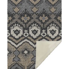 Premium Machine Washable ASB108 Desert 50" x 70" Sherpa Throw Blanket