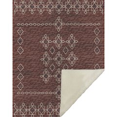 Premium Machine Washable ASB109 Canyon 50" x 70" Sherpa Throw Blanket
