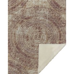 Premium Machine Washable ASB113 Canyon 50" x 70" Sherpa Throw Blanket