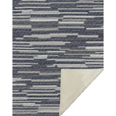 Premium Machine Washable ASB114 Gray 50" x 70" Sherpa Throw Blanket