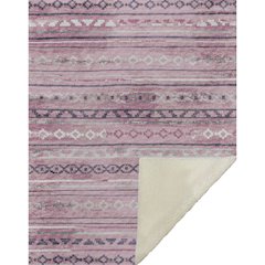 Premium Machine Washable ASB116 Pink 50" x 70" Sherpa Throw Blanket