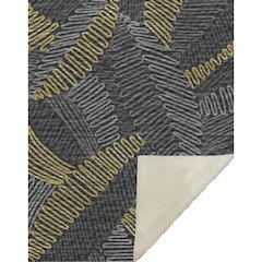 Premium Machine Washable ASB117 Gray 50" x 70" Sherpa Throw Blanket