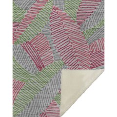 Premium Machine Washable ASB117 Pink 50" x 70" Sherpa Throw Blanket