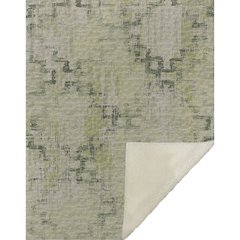 Premium Machine Washable ASB121 Green 50" x 70" Sherpa Throw Blanket