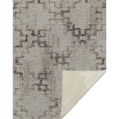 Premium Machine Washable ASB121 Mocha 50" x 70" Sherpa Throw Blanket