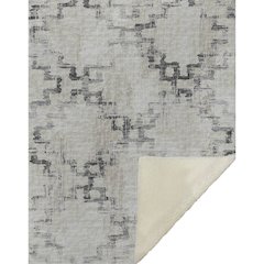 Premium Machine Washable ASB121 Taupe 50" x 70" Sherpa Throw Blanket
