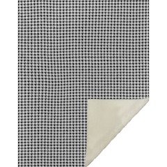 Premium Machine Washable ASB137 Black 50" x 70" Sherpa Throw Blanket