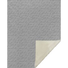 Premium Machine Washable ASB137 Gray 50" x 70" Sherpa Throw Blanket