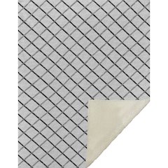 Premium Machine Washable ASB140 Gray 50" x 70" Sherpa Throw Blanket