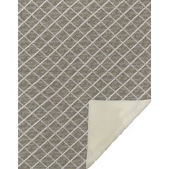 Premium Machine Washable ASB140 Taupe 50" x 70" Sherpa Throw Blanket