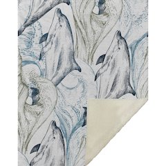 Premium Machine Washable ASB155 Ivory 50" x 70" Sherpa Throw Blanket