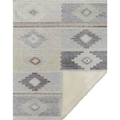 Premium Machine Washable ASB176 Gray 50" x 70" Sherpa Throw Blanket