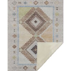 Premium Machine Washable ASB177 Multi 50" x 70" Sherpa Throw Blanket