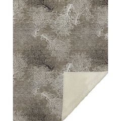 Premium Machine Washable ASB182 Latte 50" x 70" Sherpa Throw Blanket
