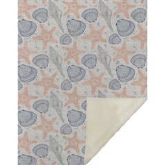 Premium Machine Washable ASB183 Peach 50" x 70" Sherpa Throw Blanket