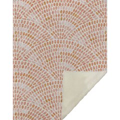Premium Machine Washable ASB186 Peach 50" x 70" Sherpa Throw Blanket
