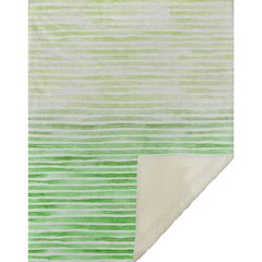 Premium Machine Washable ASB187 Green 50" x 70" Sherpa Throw Blanket