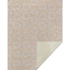 Premium Machine Washable ASB189 Nectarine 50" x 70" Sherpa Throw Blanket