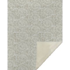 Premium Machine Washable ASB190 Beige 50" x 70" Sherpa Throw Blanket