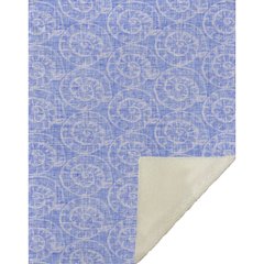Premium Machine Washable ASB190 Blue 50" x 70" Sherpa Throw Blanket