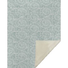 Premium Machine Washable ASB190 Green 50" x 70" Sherpa Throw Blanket