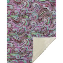Premium Machine Washable ASB193 Raspberry 50" x 70" Sherpa Throw Blanket