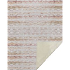 Premium Machine Washable ASB195 Peach 50" x 70" Sherpa Throw Blanket