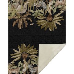 Premium Machine Washable ASB203 Midnight 50" x 70" Sherpa Throw Blanket