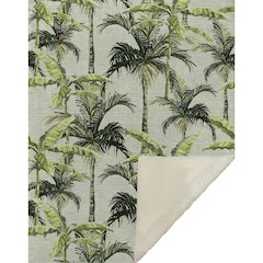 Premium Machine Washable ASB205 Green 50" x 70" Sherpa Throw Blanket