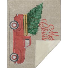 Premium Machine Washable ASB215 Red 50" x 70" Sherpa Throw Blanket