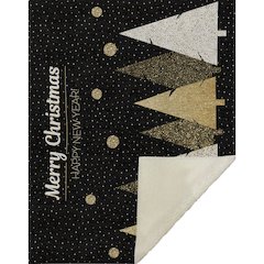 Premium Machine Washable ASB222 Midnight 50" x 70" Sherpa Throw Blanket