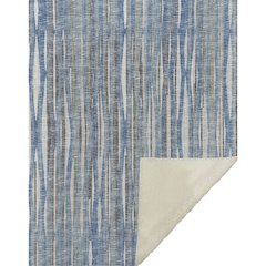 Premium Machine Washable ASB31 Blue 50" x 70" Sherpa Throw Blanket