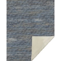 Premium Machine Washable ASB32 Blue 50" x 70" Sherpa Throw Blanket