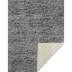 Premium Machine Washable ASB32 Gray 50" x 70" Sherpa Throw Blanket