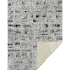 Premium Machine Washable ASB33 Gray 50" x 70" Sherpa Throw Blanket