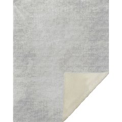 Premium Machine Washable ASB34 Gray 50" x 70" Sherpa Throw Blanket