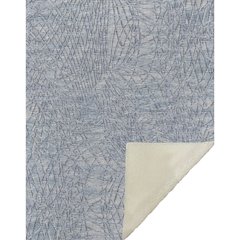 Premium Machine Washable ASB35 Blue 50" x 70" Sherpa Throw Blanket