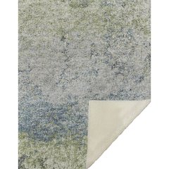 Premium Machine Washable ASB36 Green 50" x 70" Sherpa Throw Blanket